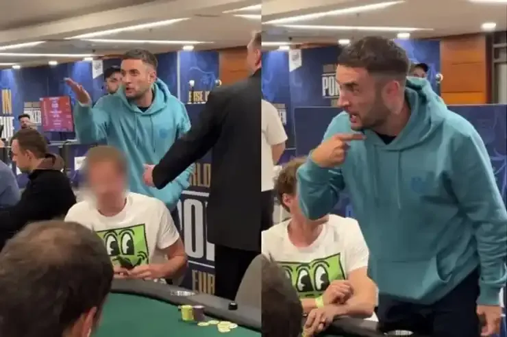 Birger Larsen sendo desqualificado no WSOP Europe Praga 2026